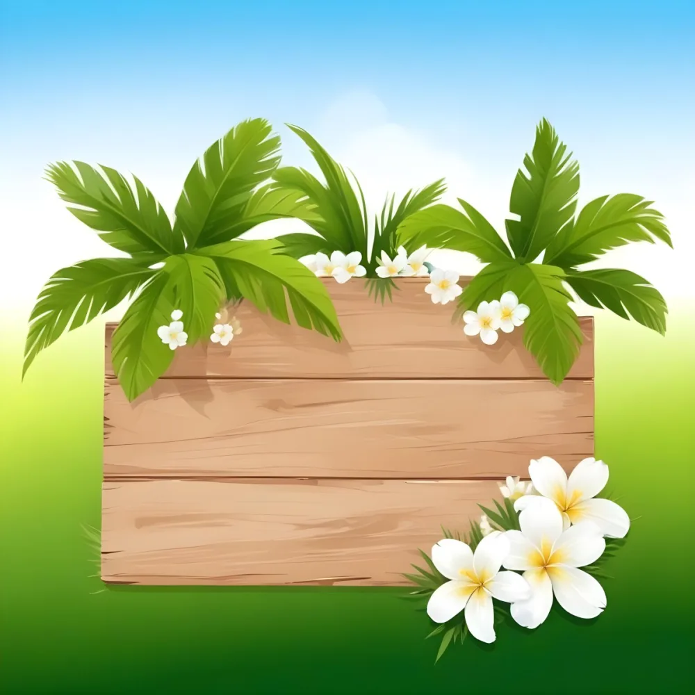 Digital Painting A Wooden Sign