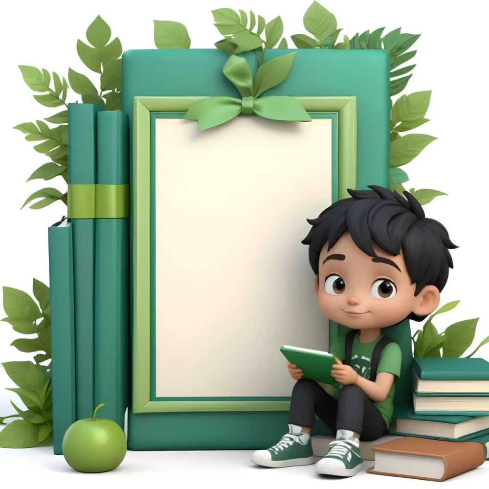 Digital Painting A Young Boy