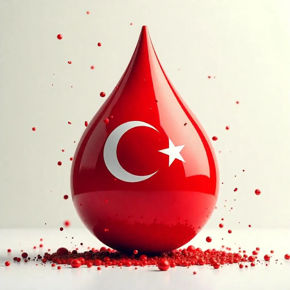 Freepik A Large Red Dropshaped Object With The Turkish Fla 98987 5fd6
