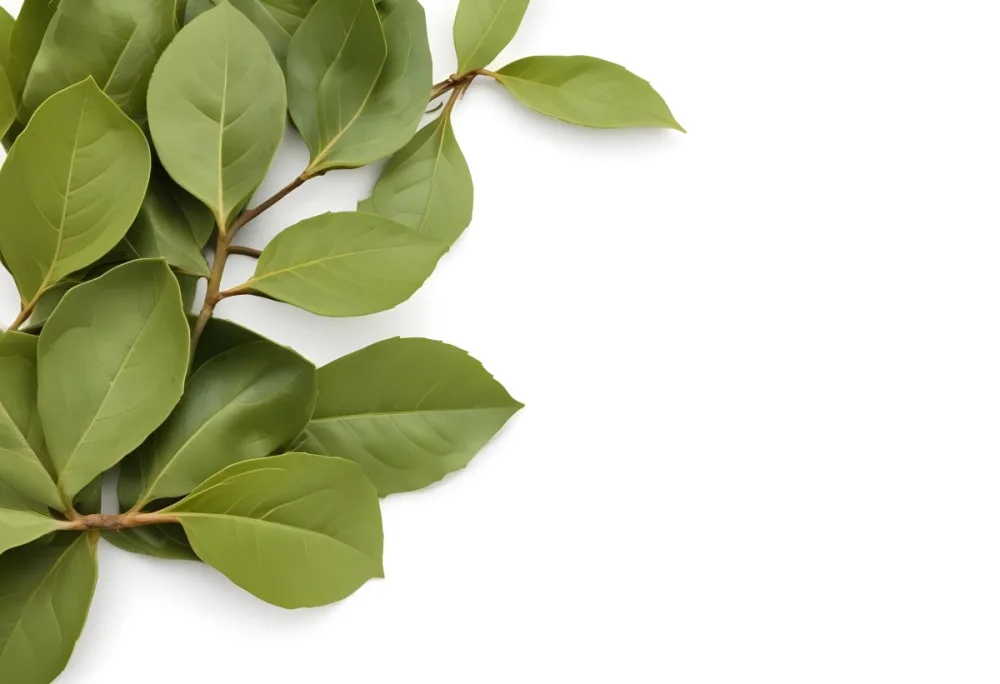 Green Bay Leaves On A White Background 16 9fcf
