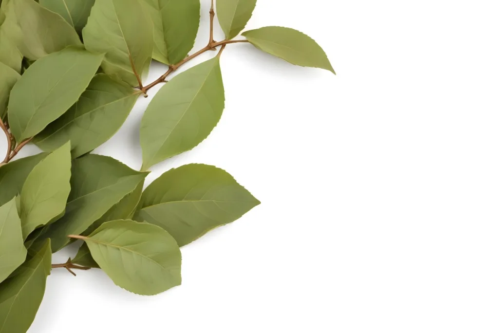 Green Bay Leaves On A White Background 18 F07a