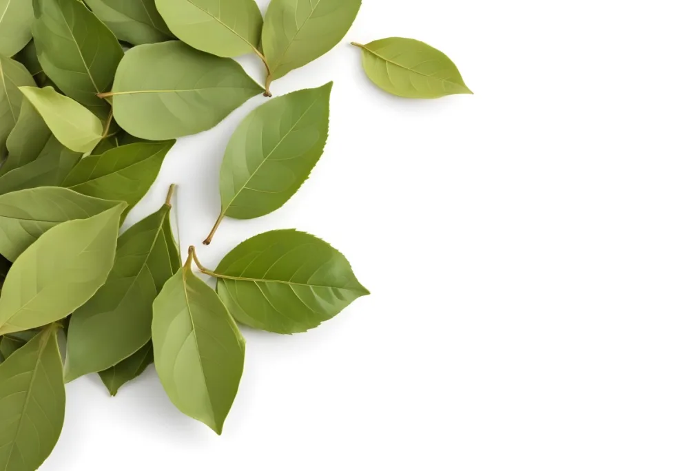 Green Bay Leaves On A White Background 23 75f3