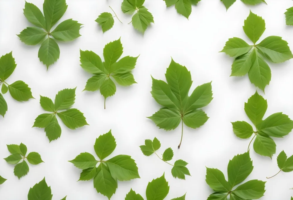 Green Leaves With White Background 14 31cf