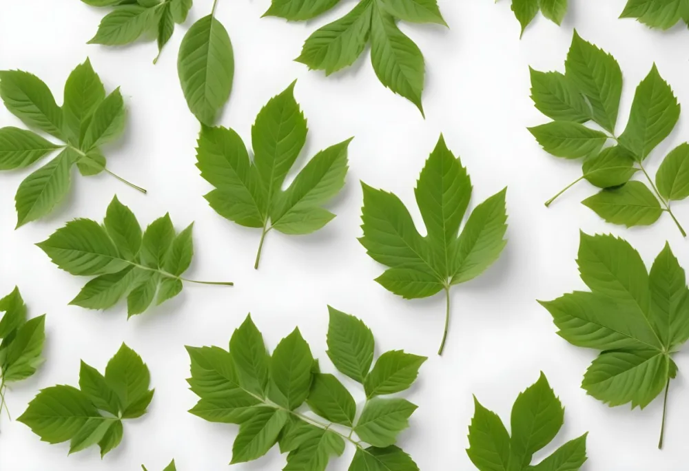 Green Leaves With White Background 17 6c43