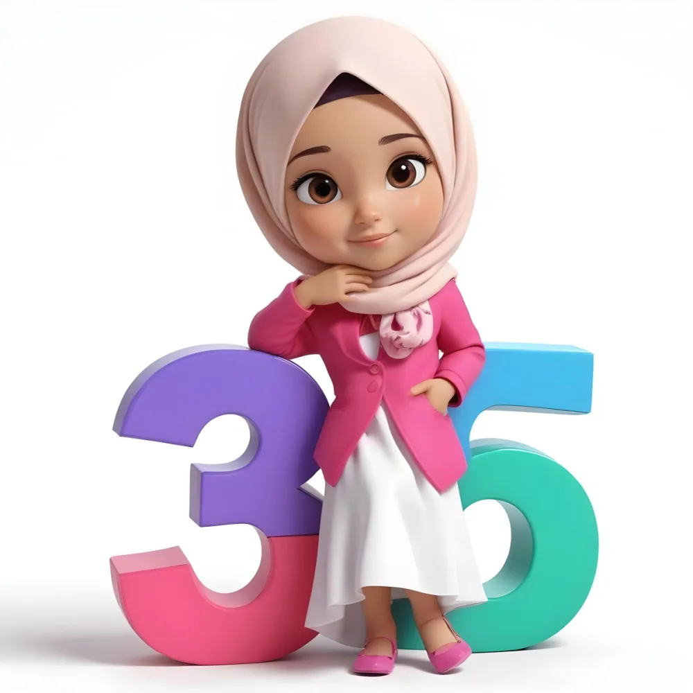 Pikaso Reimagine A Young Muslim Girl Wearing A Pink Hijab And White 16 9882