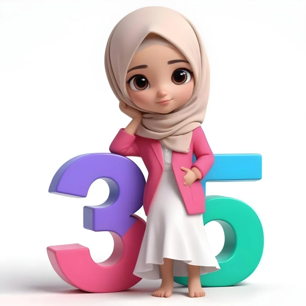 Pikaso Reimagine A Young Muslim Girl Wearing A Pink Hijab And White 5 4533