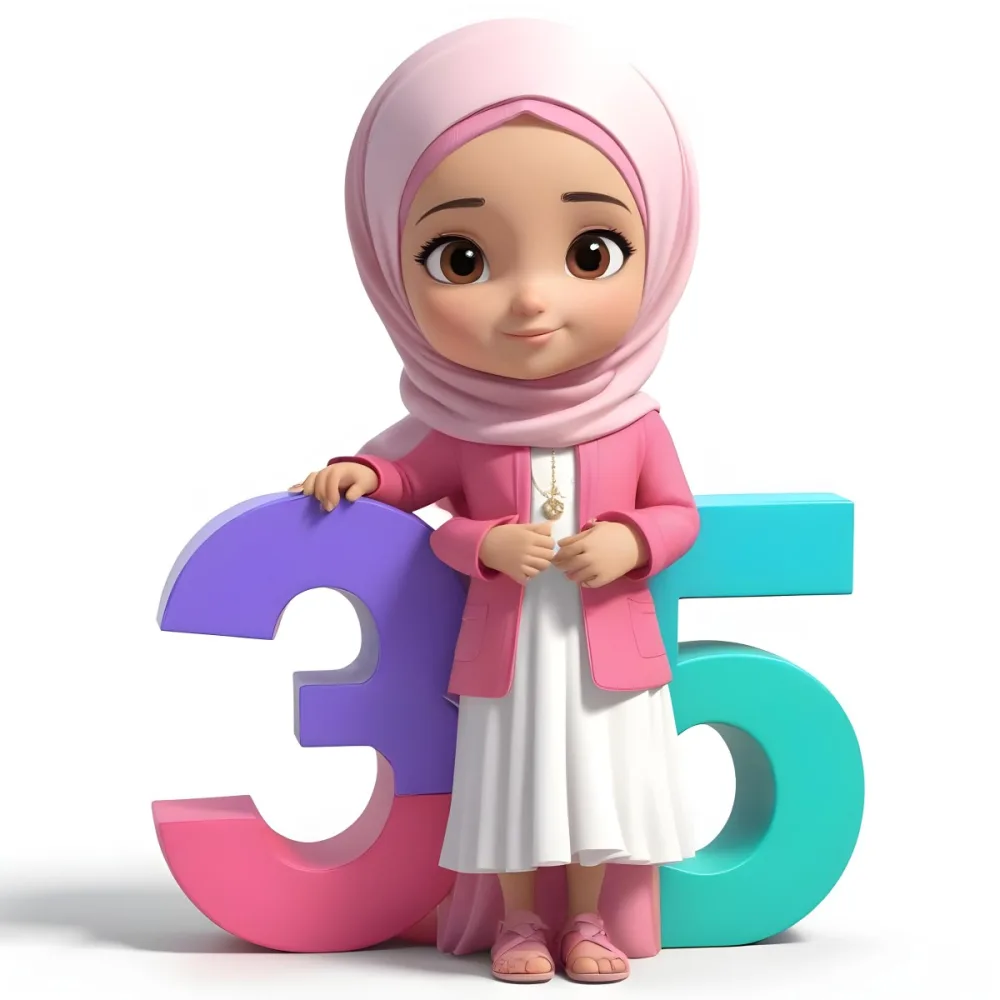 Pikaso Reimagine A Young Muslim Girl Wearing A Pink Hijab And White 9 B63d
