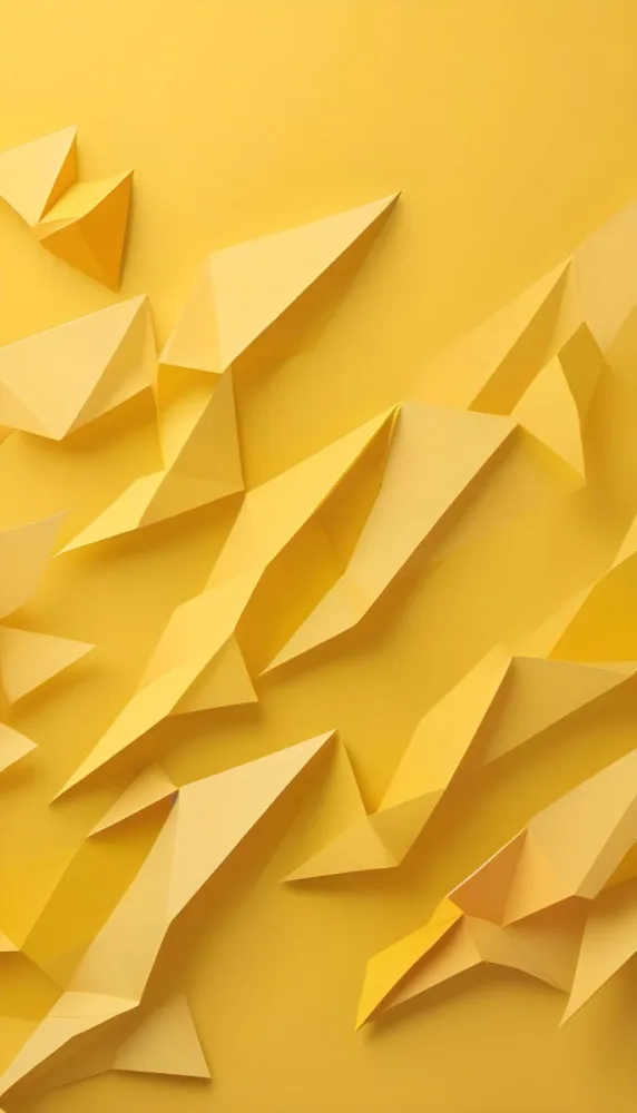 Pikaso Reimagine Papercut Illustration A Plain Yellow