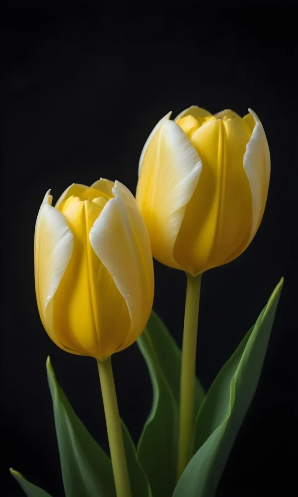Vwhite And Yellow Tulips Against A Dark Backgroundwhite And Yellow Tulips Against A Dark Backgroundwhite And Yellow Tulips Against A Dark Backgroundwhite And Yellow Tulips Against A Dark Backgroundwhite And Yellow Tu 17 5ea0
