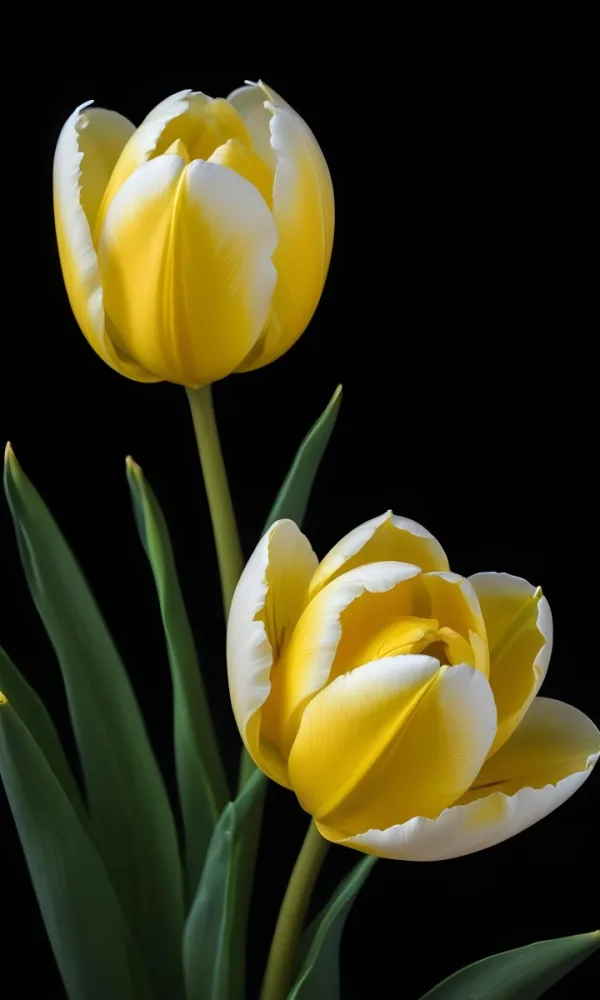 Vwhite And Yellow Tulips Against A Dark Backgroundwhite And Yellow Tulips Against A Dark Backgroundwhite And Yellow Tulips Against A Dark Backgroundwhite And Yellow Tulips Against A Dark Backgroundwhite And Yellow Tu 34 962c