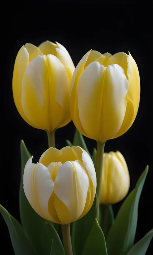Vwhite And Yellow Tulips Against A Dark Backgroundwhite And Yellow Tulips Against A Dark Backgroundwhite And Yellow Tulips Against A Dark Backgroundwhite And Yellow Tulips Against A Dark Backgroundwhite And Yellow Tu 35 6b6d