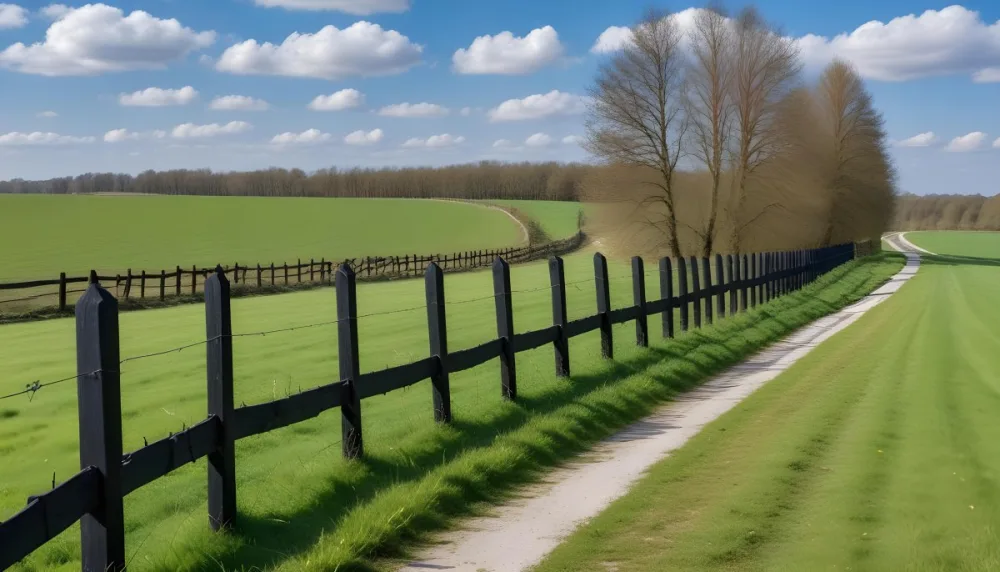 A Black Fence
