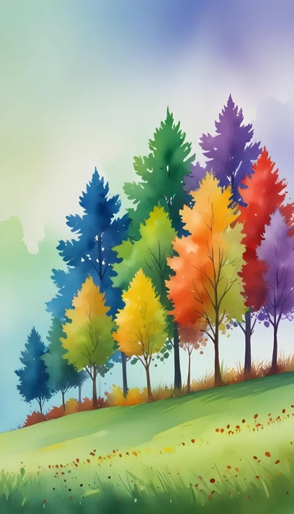 A Row Of Trees
