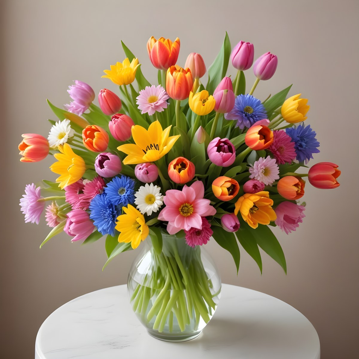 Flowers Vase Isolated White Background 14 Cfe7