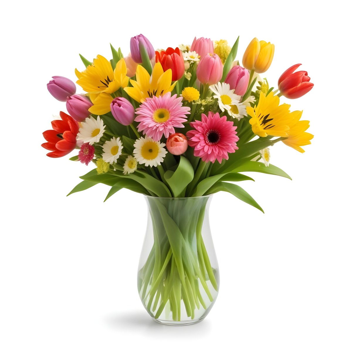 Flowers Vase Isolated White Background 23 7a18