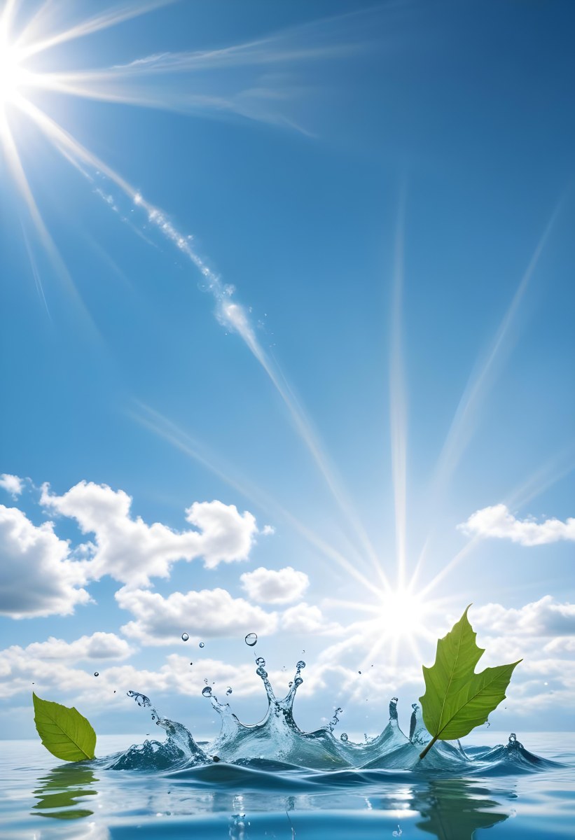 Bright Sun Shining In A Clear Blue Sky With Fluffy White Clouds Green Leaves In The Foreground Dull Sun Hidden Behind Gray Clouds In A Hazy Sky With Dark Branches In The Foreground Soft Moonlight Ill 64f1