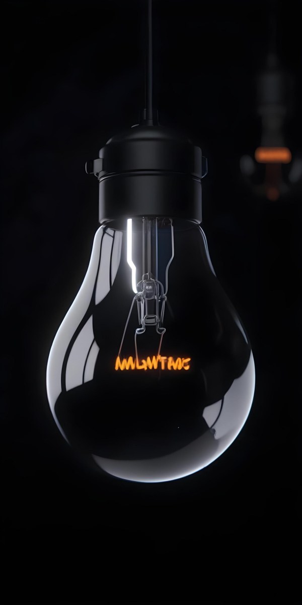 3d Model A Black Light Bulb With A Visible Filament Casting A Warm Glow In A Dark Room Figure Octane Render Volumetric Highly Detailed Videogame Aesthetic 11 F206
