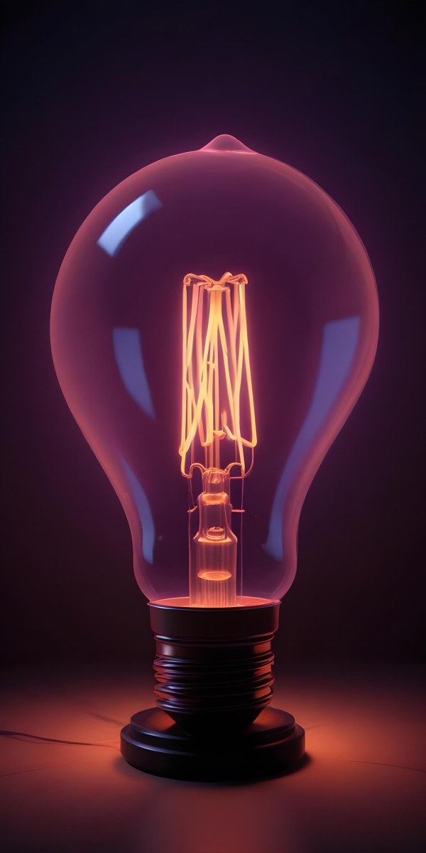 3d Model A Black Light Bulb With A Visible Filament Casting A Warm Glow In A Dark Room Figure Octane Render Volumetric Highly Detailed Videogame Aesthetic 2 0fce