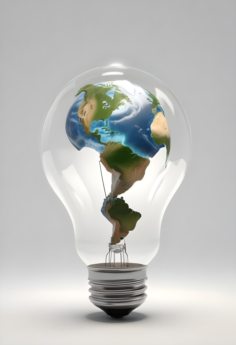 3d Model A Light Bulb With The Earth Inside The Bulb Is On A White Background The Earth Is Visible Through The Glass Figure Octane Render Volumetric Highly Detailed Videogame Aesthetic 12 0748