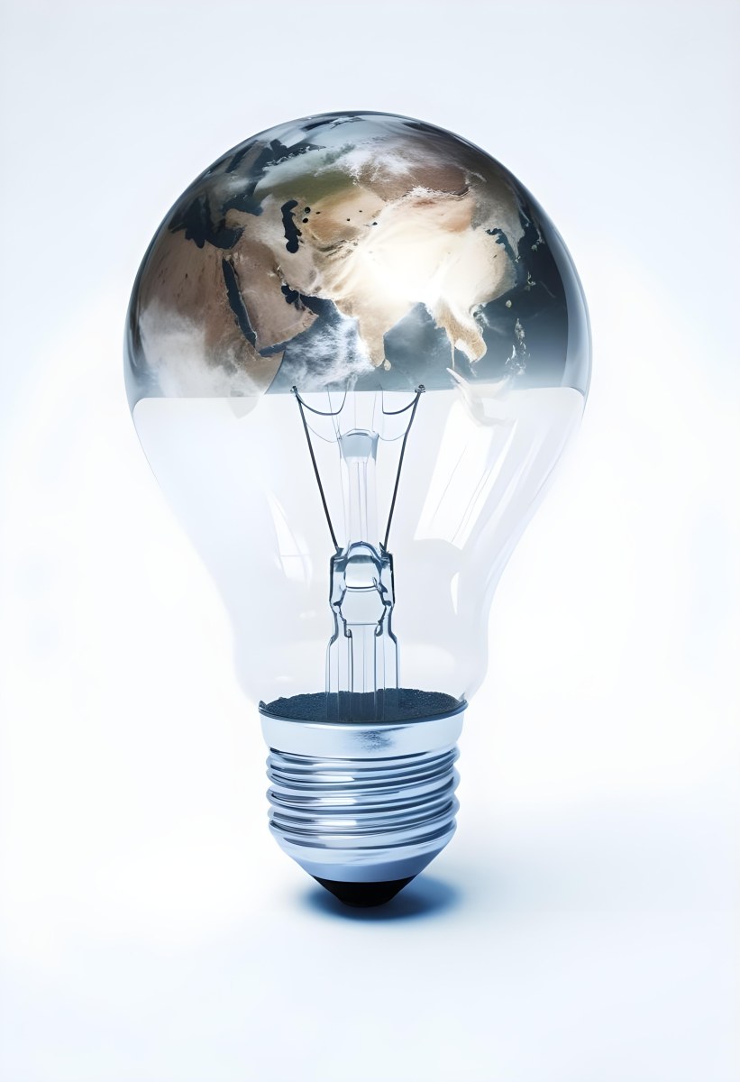3d Model A Light Bulb With The Earth Inside The Bulb Is On A White Background The Earth Is Visible Through The Glass Figure Octane Render Volumetric Highly Detailed Videogame Aesthetic 13 0c22