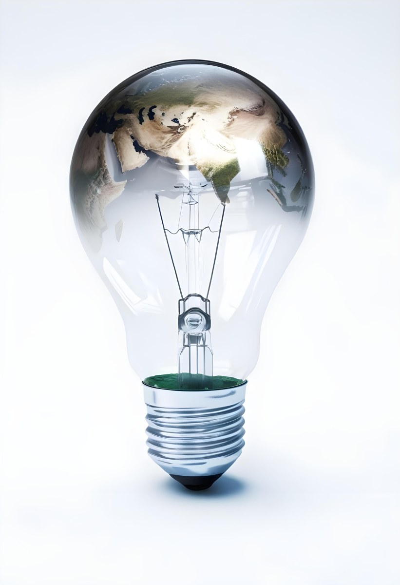 3d Model A Light Bulb With The Earth Inside The Bulb Is On A White Background The Earth Is Visible Through The Glass Figure Octane Render Volumetric Highly Detailed Videogame Aesthetic 20 7912