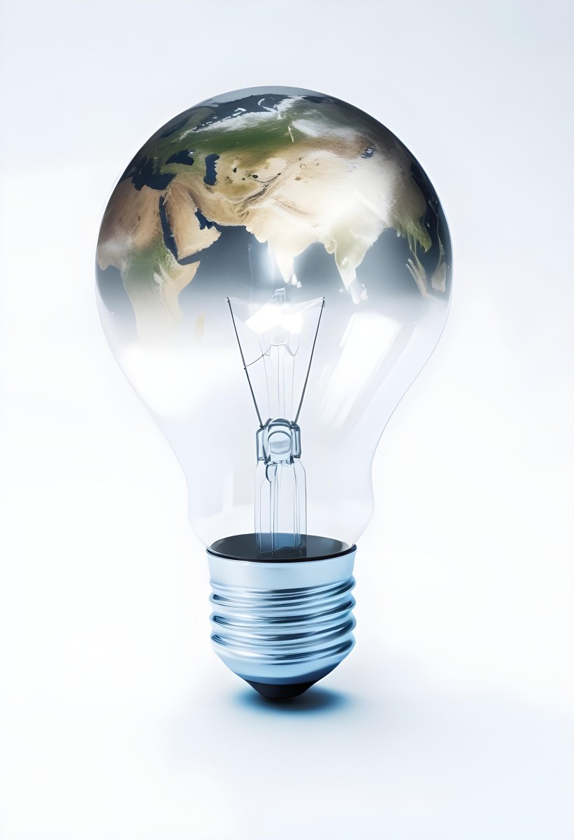 3d Model A Light Bulb With The Earth Inside The Bulb Is On A White Background The Earth Is Visible Through The Glass Figure Octane Render Volumetric Highly Detailed Videogame Aesthetic 26 5869
