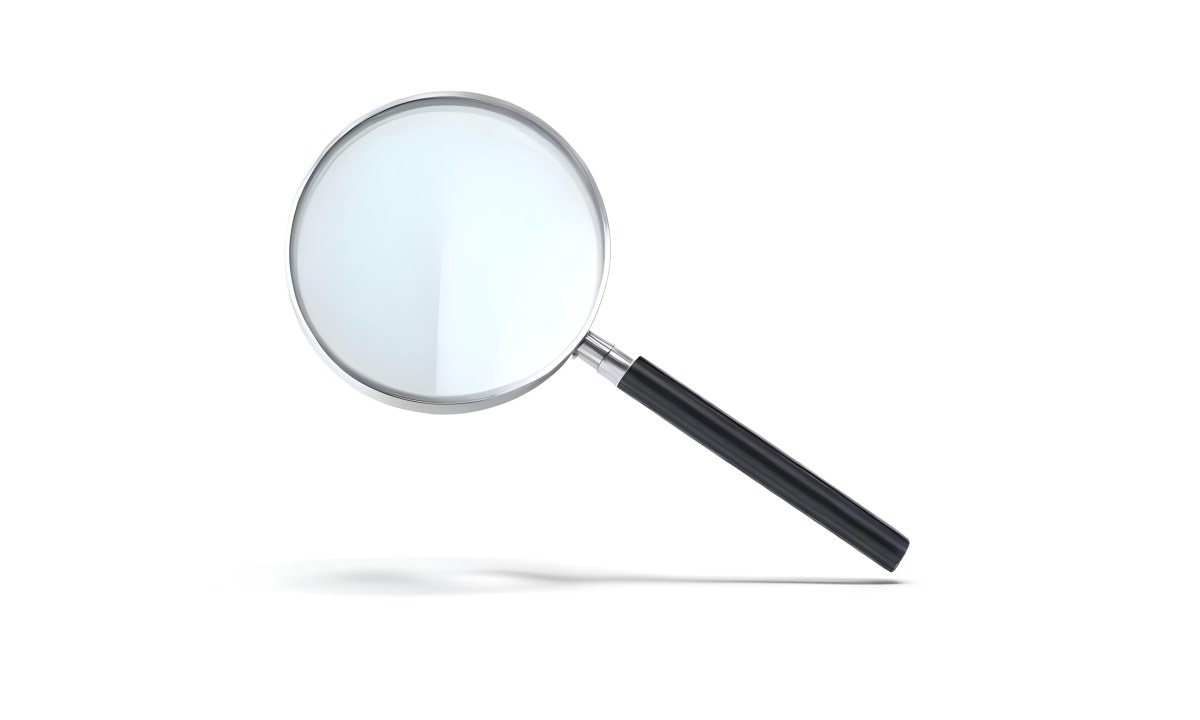 3d Model A Magnifying Glass With A Black Handle And A Silver Frame Casting A Shadow On A Black Background Figure Octane Render Volumetric Highly Detailed Videogame Aesthetic 10 137b