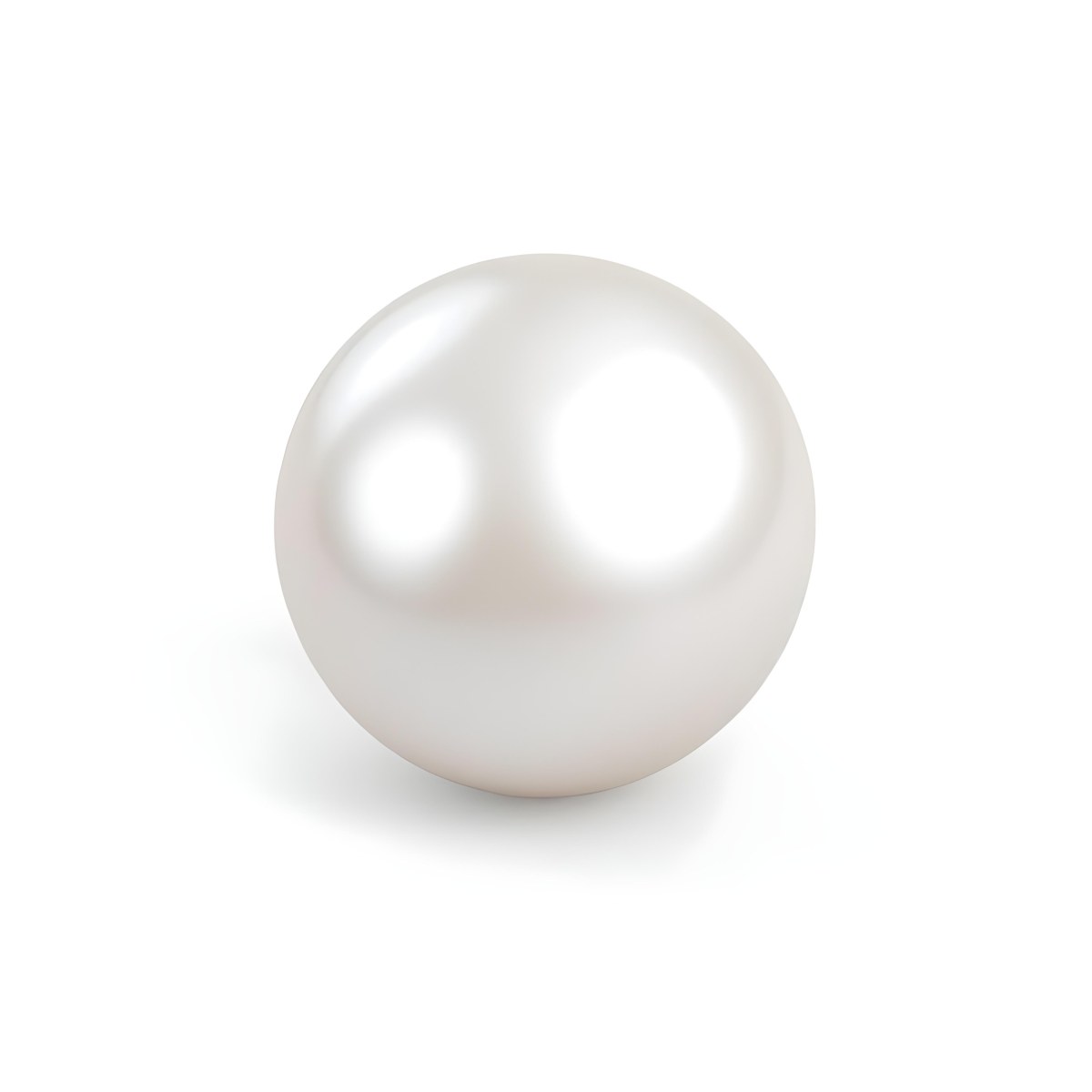 3d Model A Shiny White Pearl With A Smooth Surface Casting A Subtle Shadow On A Plain White Background Creating A Clean And Elegant Composition Figure Octane Render Volumetric Highly Detailed Videogame Aesthetic 10 D68f