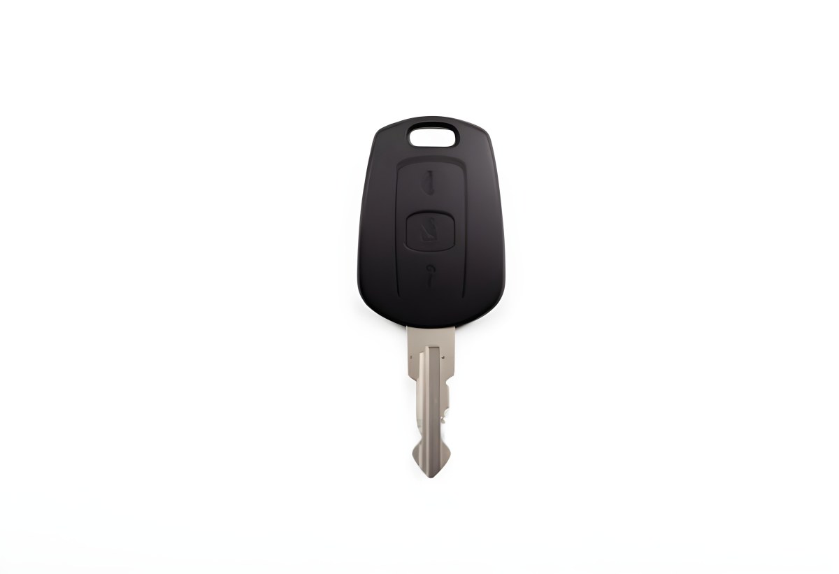A Black Car Key With A Plastic Head A Silver Car Key With A Metal Head 2 4aee
