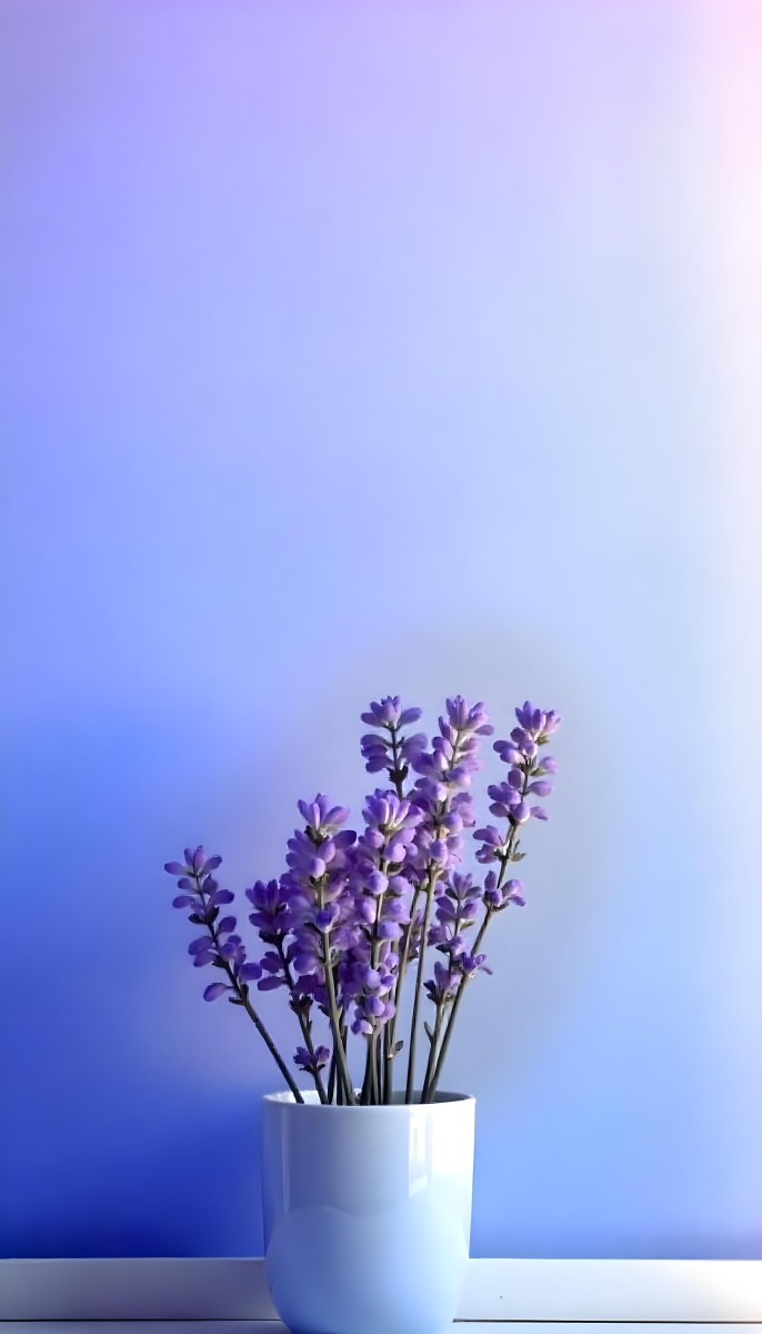 A Bouquet Of Purple Lavender Flowers
