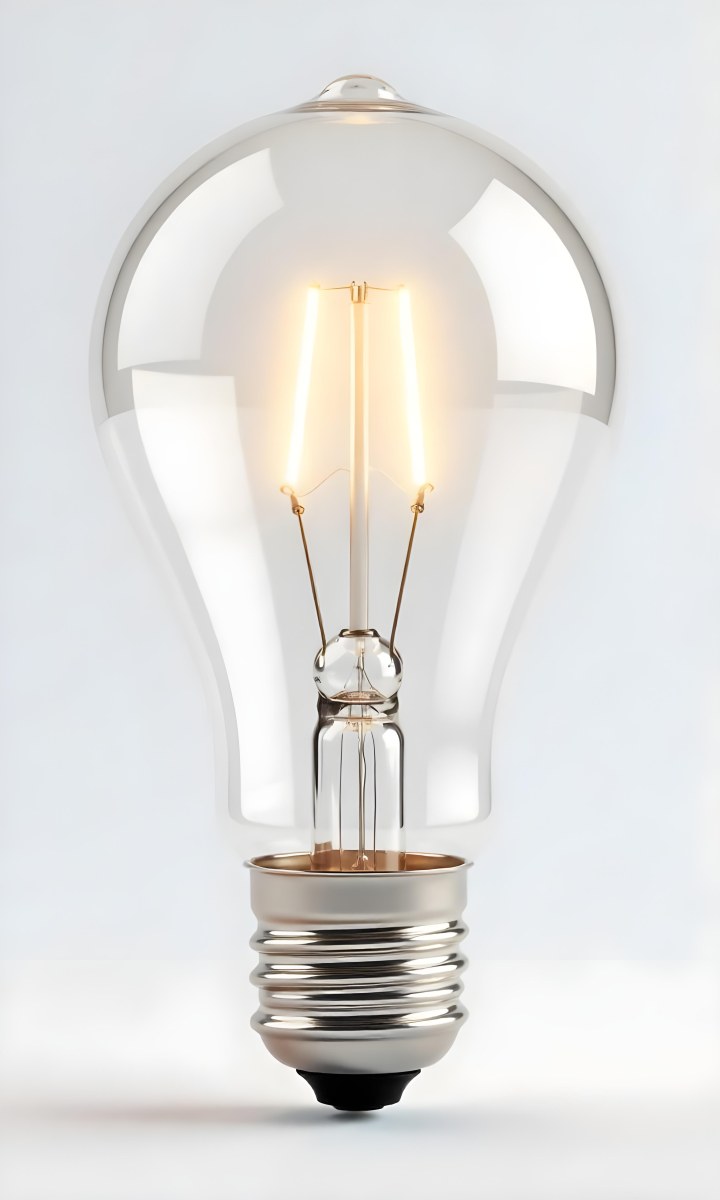A Clear Light Bulb