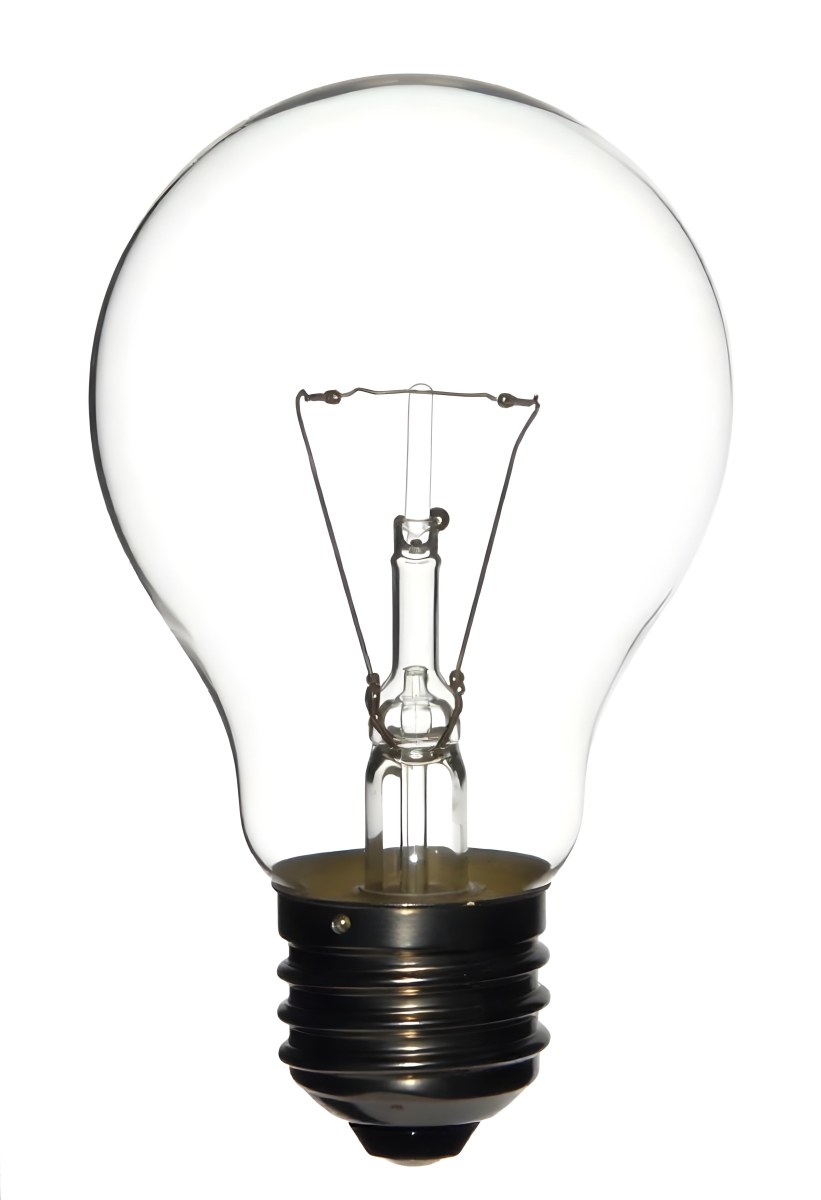 A Clear Light Bulb With Visible Filament And Internal Components Set Against A Plain White Background Showcasing A Clean And Minimalist Design 41 Eeb7