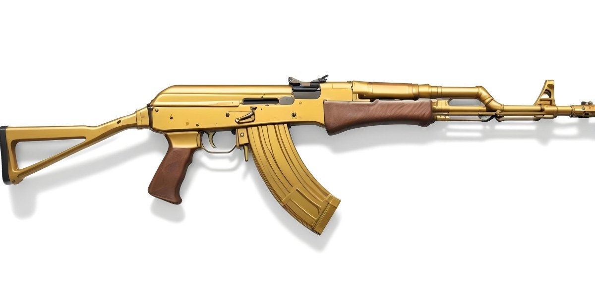 A Golden Ak 47 Assault Rifle 4 1d15