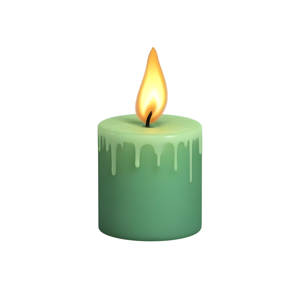 A Green Candle With A Yellow Flame A Red Candle With A Blue Flame A Black Candle With A White Flame A Purple Candle With A Green Flame A Orange Candle With A Pink Flame 1 9bc5