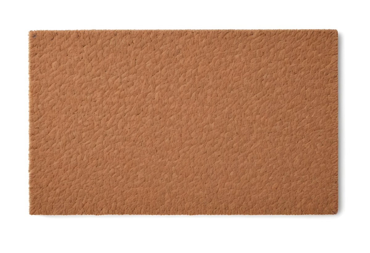 A Rectangular Coir Doormat With A Rough Fibrous Texture Showcasing A Natural Brown Color Placed On A White Surface 19 50a9