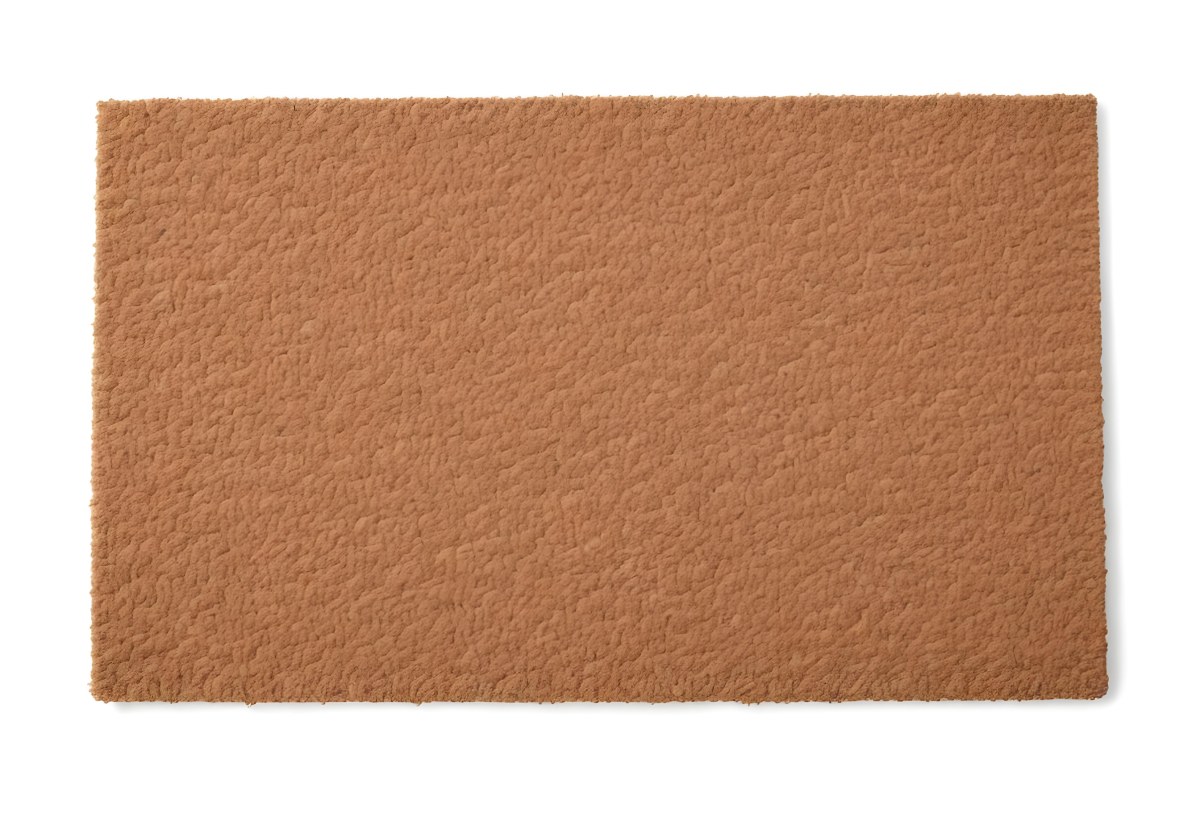 A Rectangular Coir Doormat With A Rough Fibrous Texture Showcasing A Natural Brown Color Placed On A White Surface 6 284d