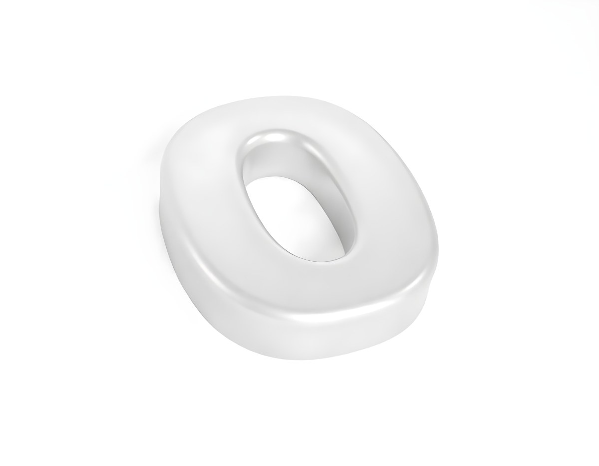 A Silver Number Zero With A Metallic Texture Casting A Soft Shadow On A Plain White Background Minimalist Design Soft Lighting 45 6eda
