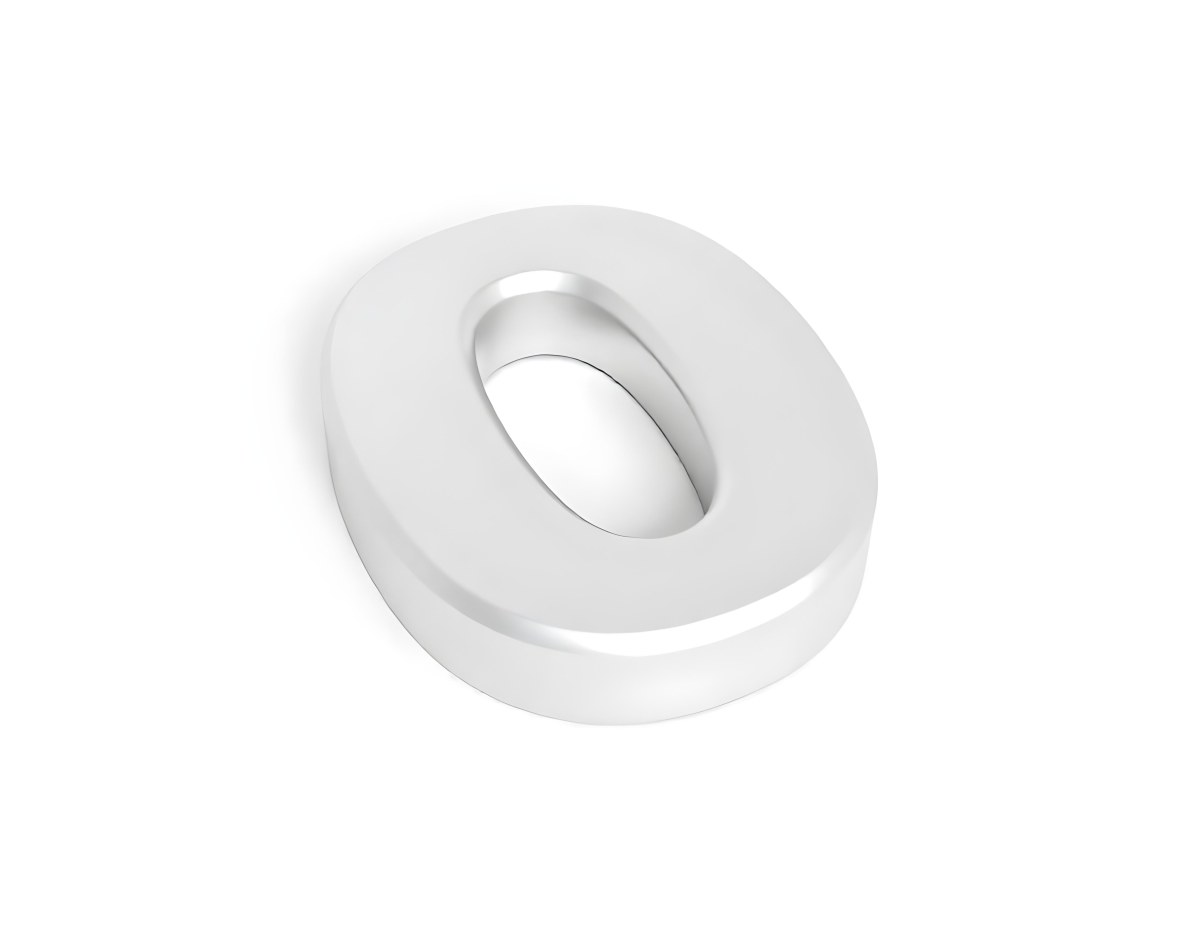 A Silver Number Zero With A Metallic Texture Casting A Soft Shadow On A Plain White Background Minimalist Design Soft Lighting 47 5eea
