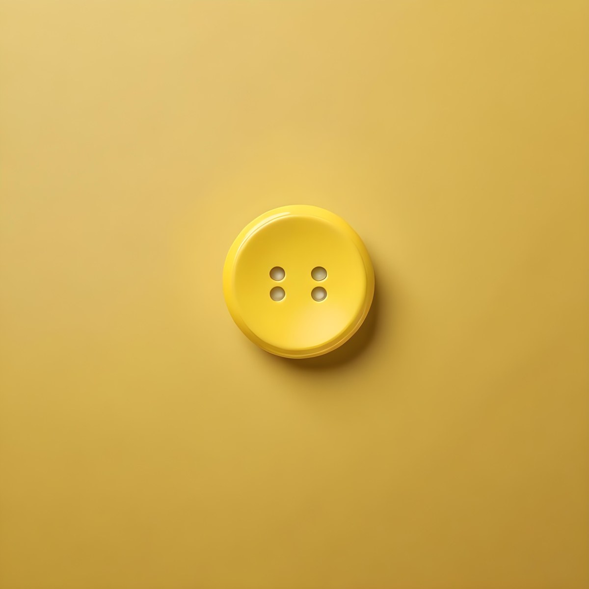 A Yellow Glossy Button