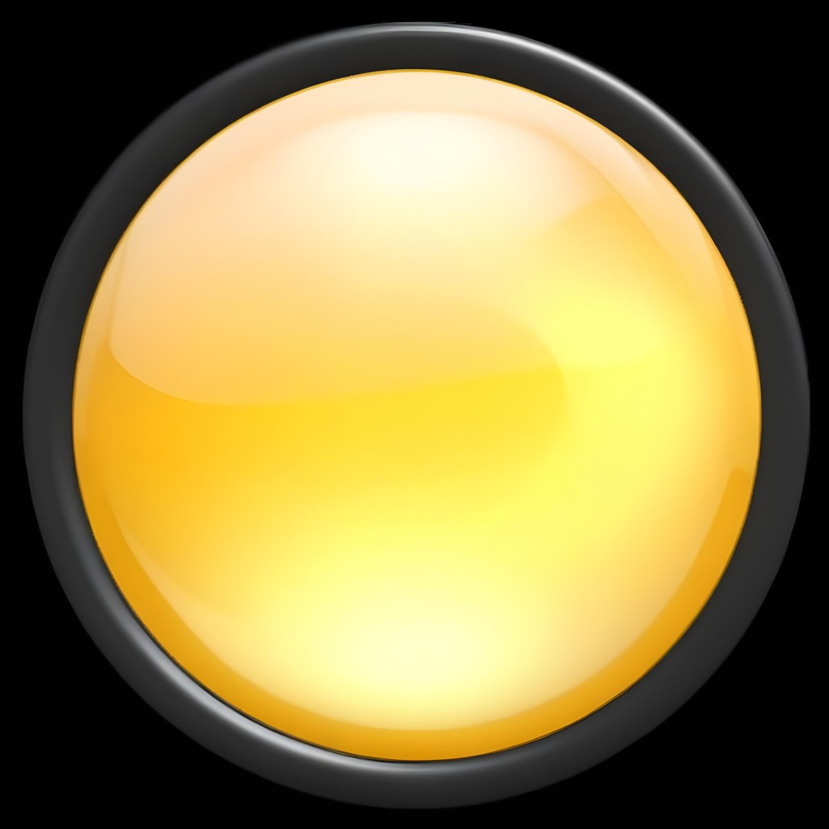 A Yellow Glossy Button With A Yellow Border The Button Has A Gradient From Light Yellow To Dark Yellow Yellow Background 38 Bf95