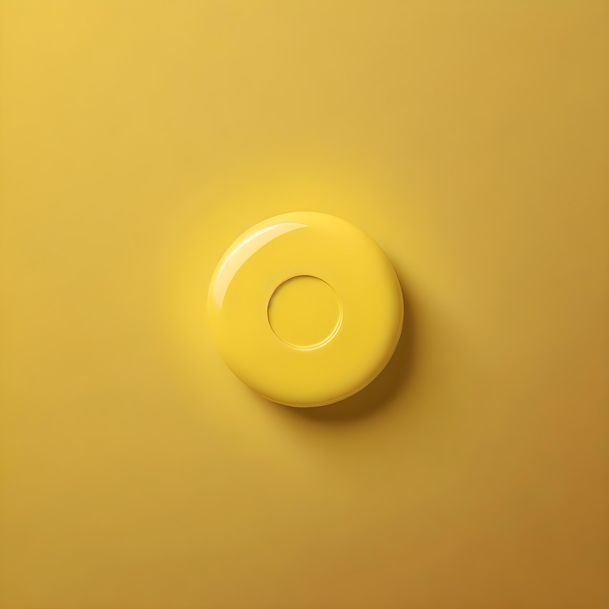 A Yellow Glossy Button With A Yellow Border The Button Has A Gradient From Light Yellow To Dark Yellow Yellow Background 9 01cb