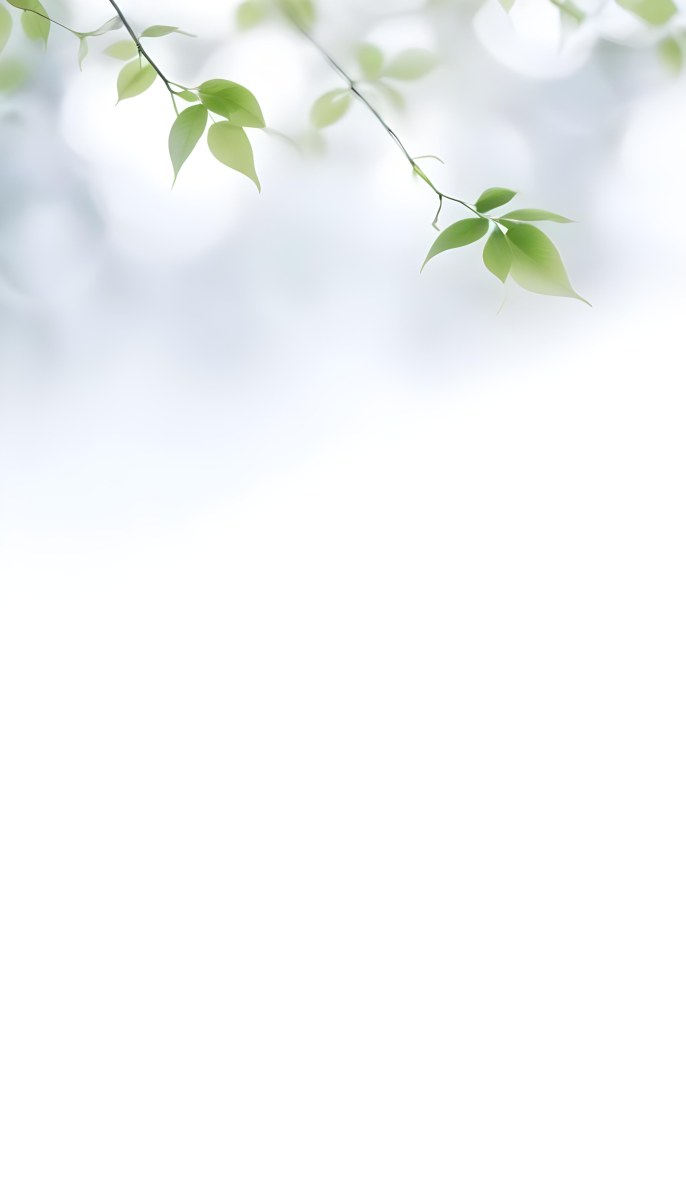 Green Leaves With Blurred Background 5 A020