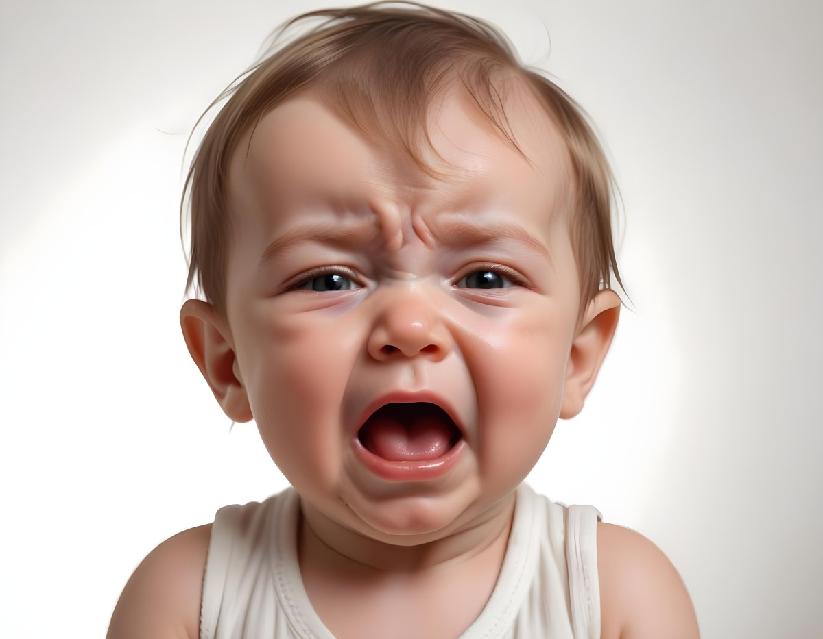 A Caucasian Baby Approximately 1 Year Old