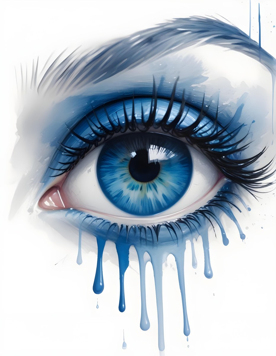 A Close Up Of A Blue Eye