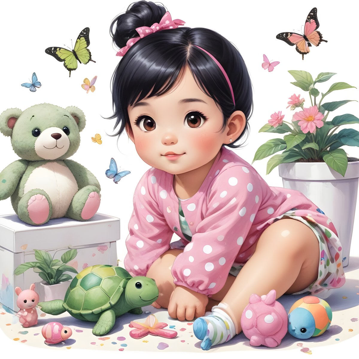 A Young Asian Girl