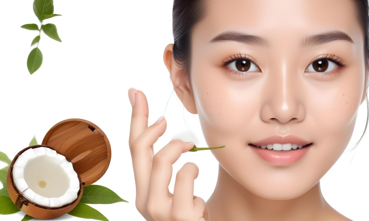 A Young Asian Woman With Smooth Skin Dark Eyebrows And Natural Makeup Looking Directly At The Camera 6 4eb4