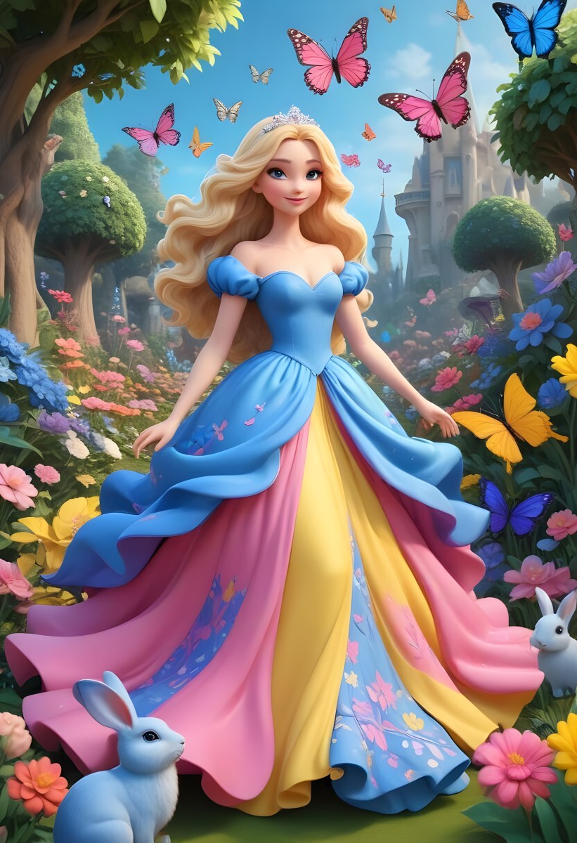 Adorable Cartoon Style A Young Fairskinned Caucasi 11 2f15
