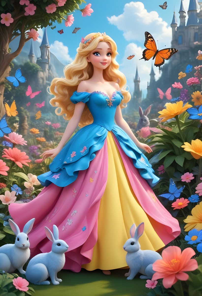 Adorable Cartoon Style A Young Fairskinned Caucasi 15 5876