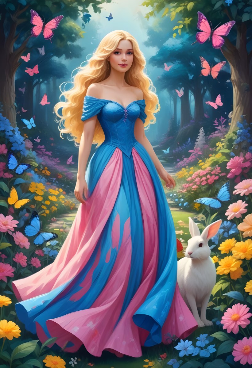 Adorable Cartoon Style A Young Fairskinned Caucasi 35 0d3a