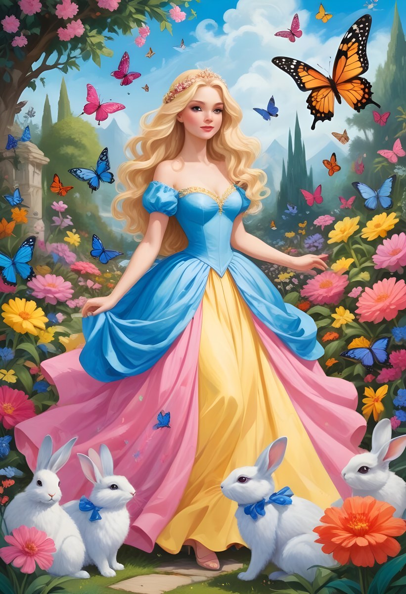 Adorable Cartoon Style A Young Fairskinned Caucasi 37 E029